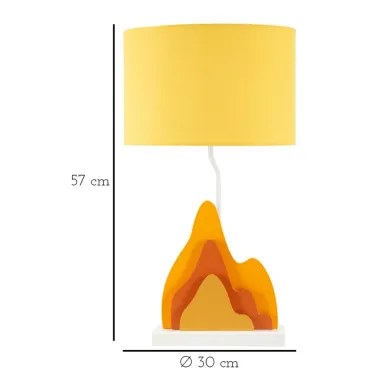 LAMPA STOŁOWA COLOR -A- 30X57 cm
